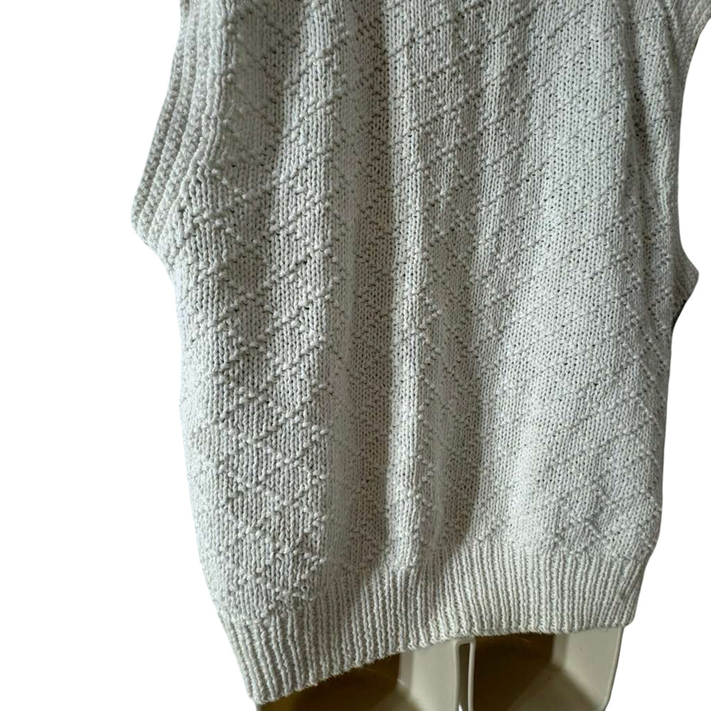 Orvis Womens Floral Cotton Blend Vintage Cottagecore Sweater Vest Cardigan XL - Picture 11 of 16
